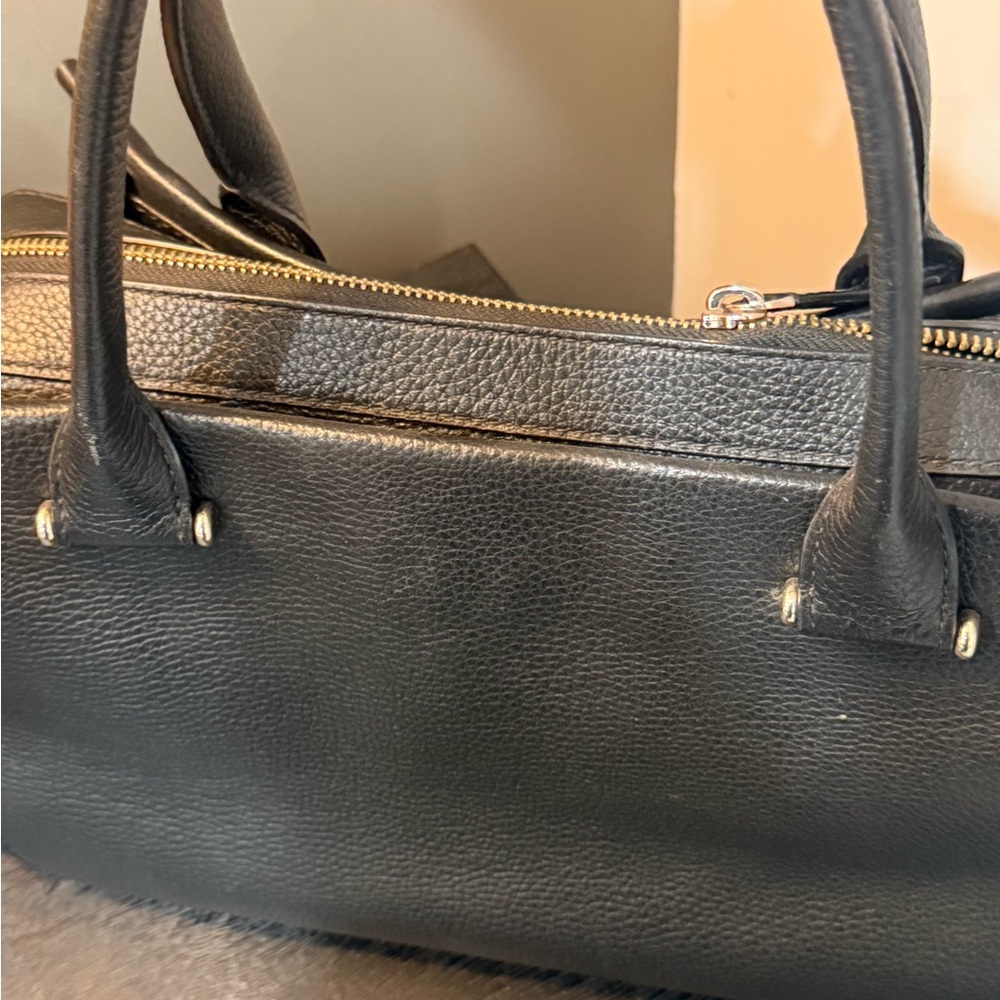 Kate Spade Black Satchel with Silver Hardware - Picture 10 of 11